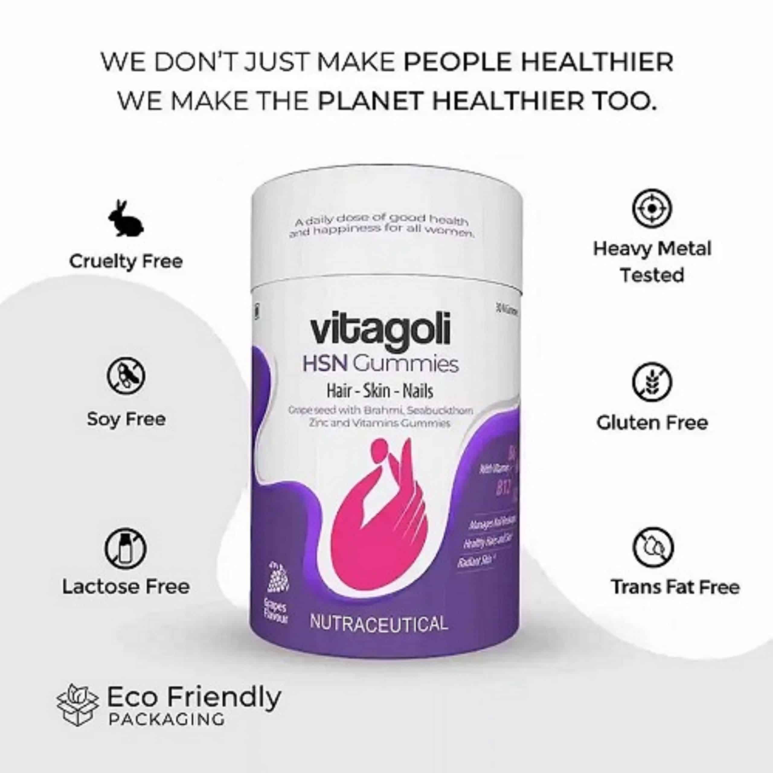 Get Flawless Skin by Vitagoli Skin Gummies for Women